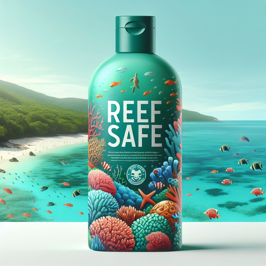 reef safe sunscreen bottle