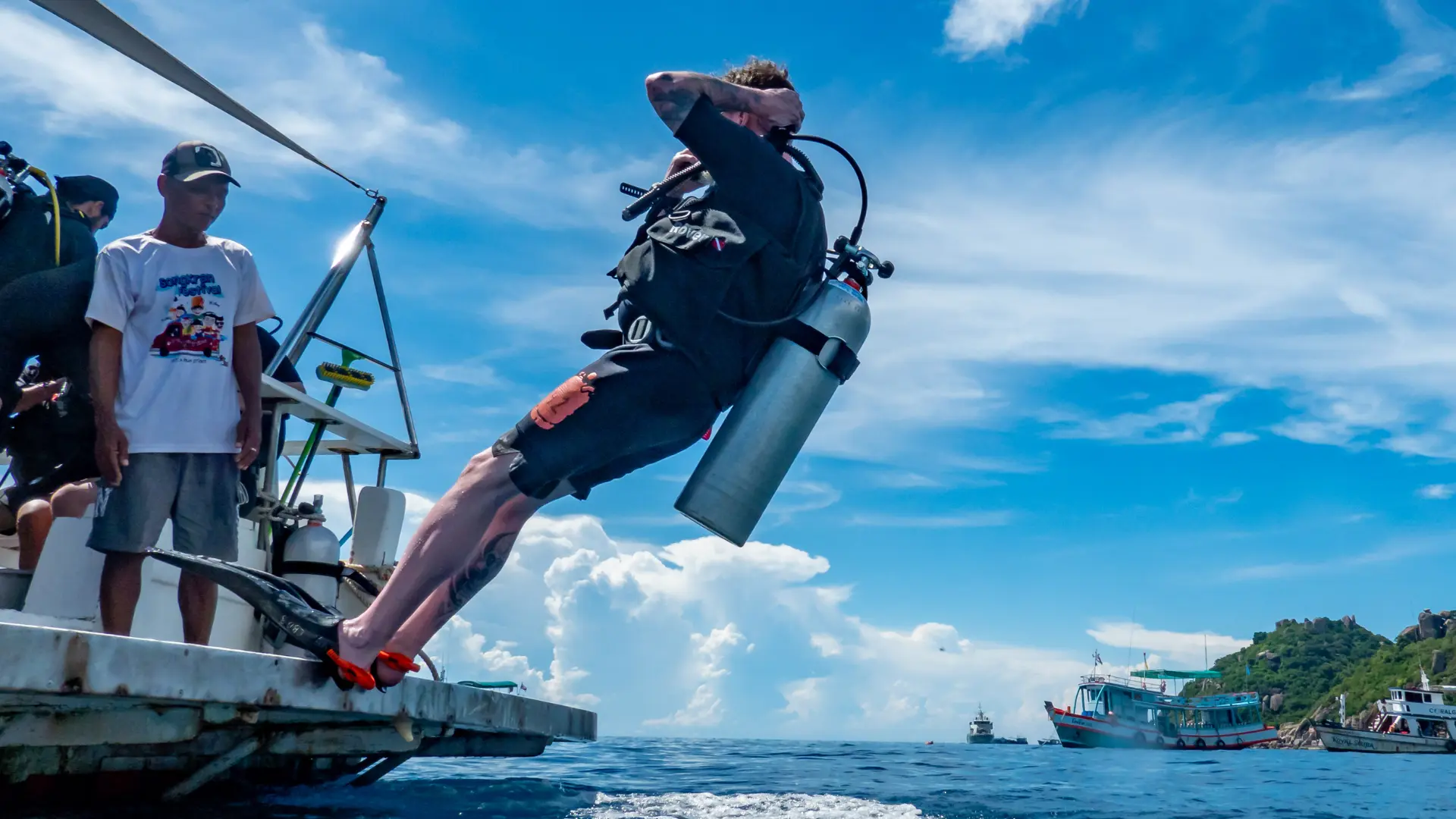 Koh Tao Open Water course for backpackers