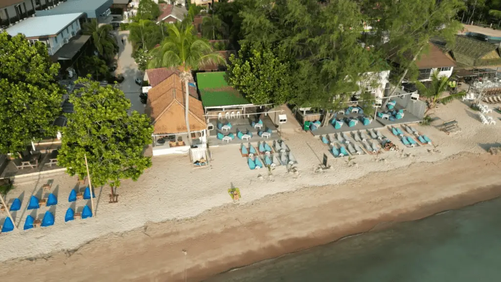 Koh Tao Arial Shot