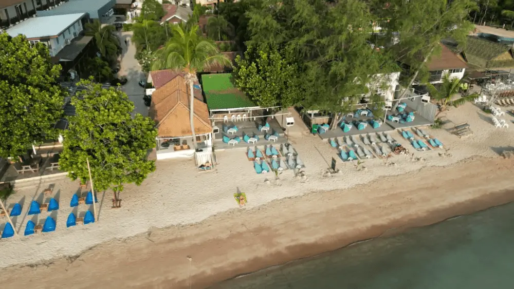 Koh Tao Arial Shot