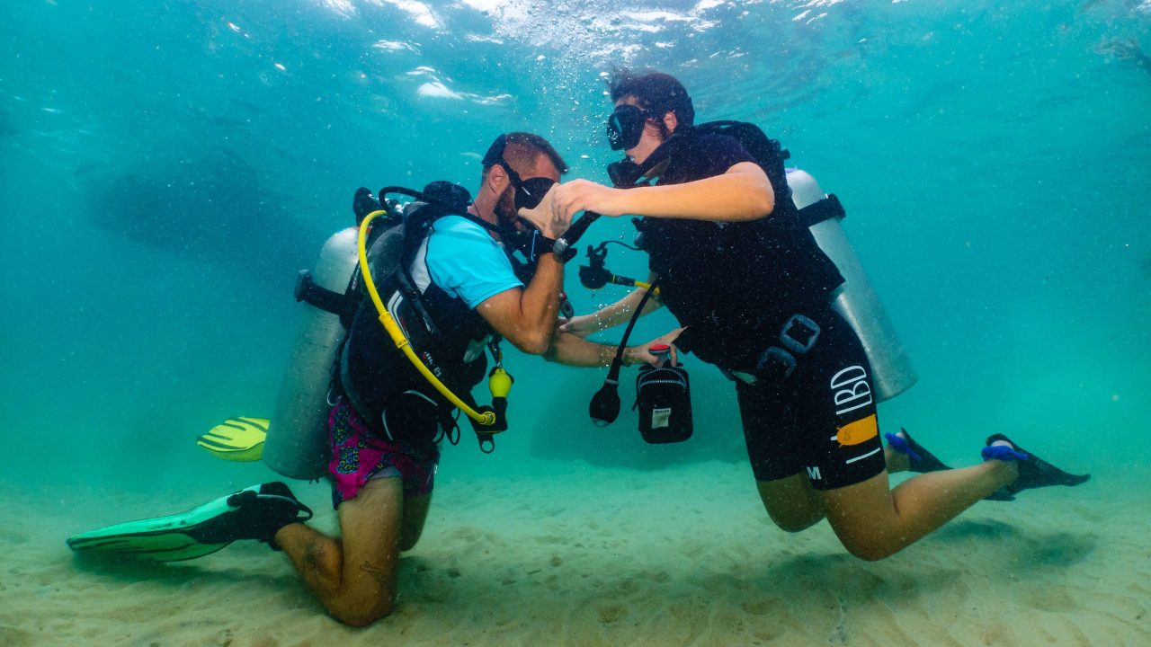 Professional diving instruction in Koh Tao