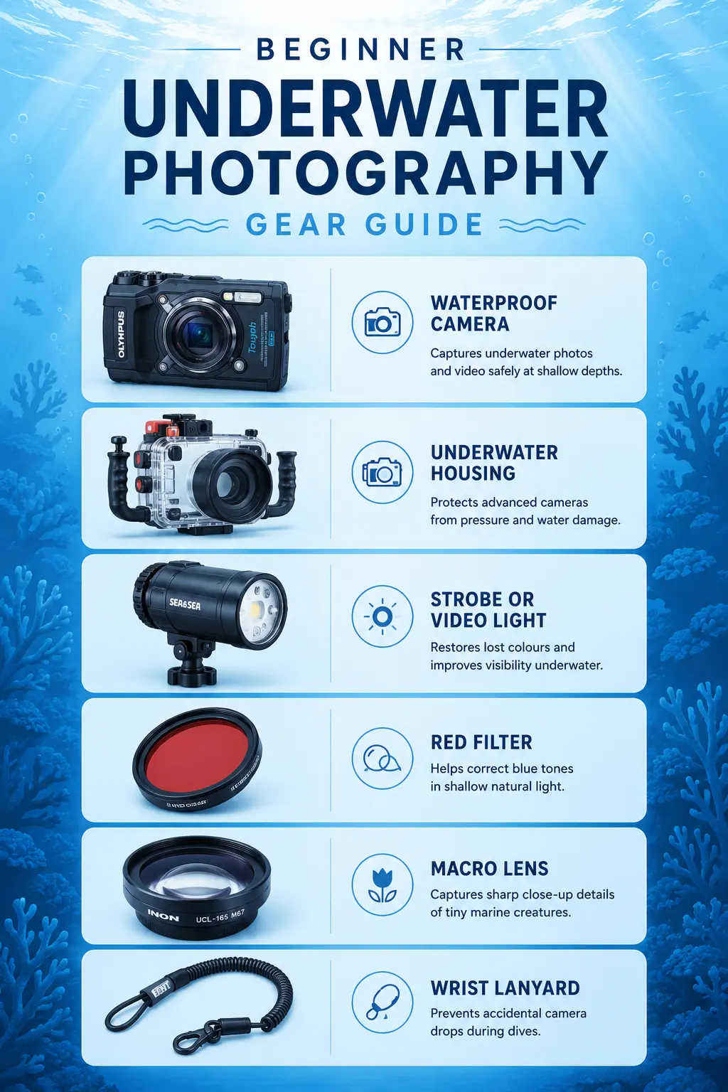 Beginner underwater photography gear guide