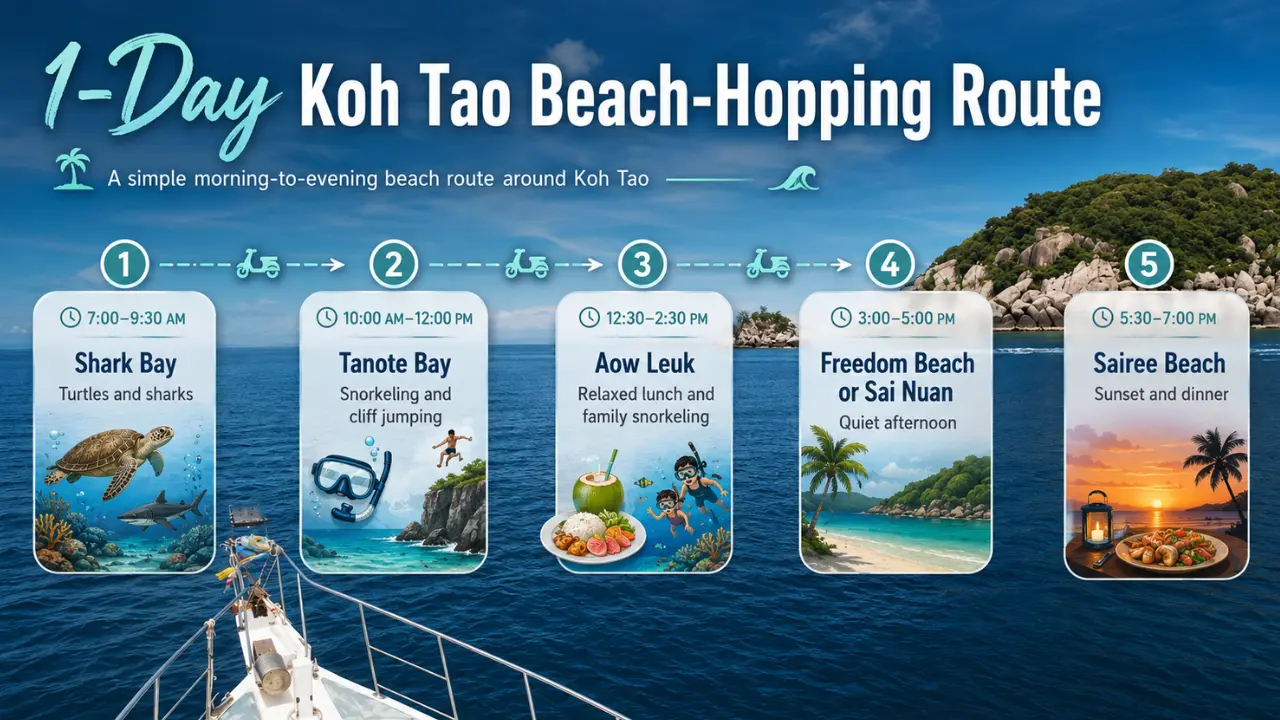 1-Day Beach-Hopping Itinerary