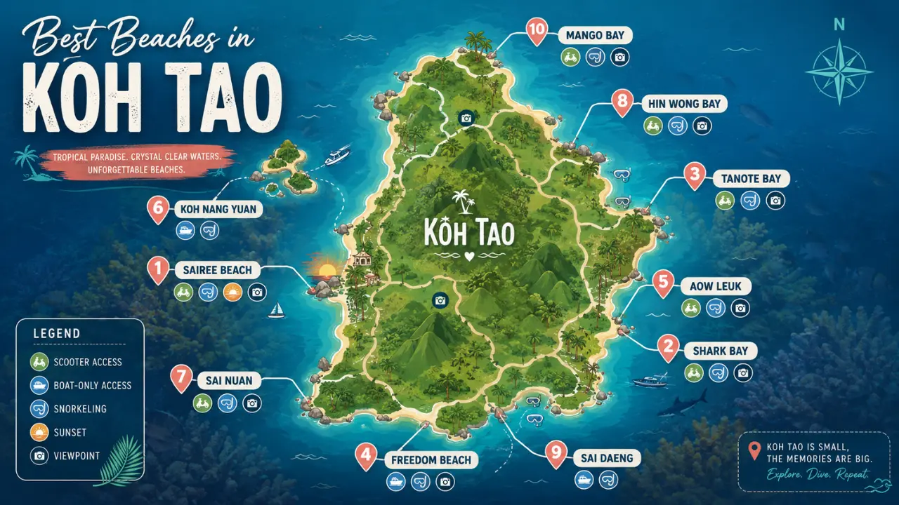 Best Beaches in Koh Tao