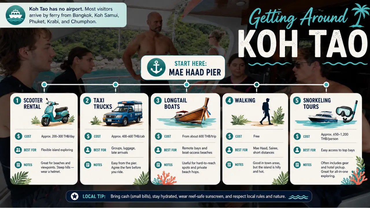 Getting Around Koh Tao