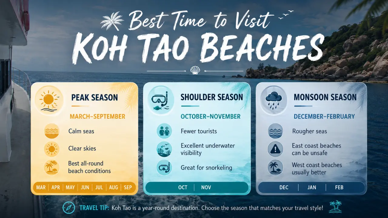 When to Visit Koh Tao's Beaches