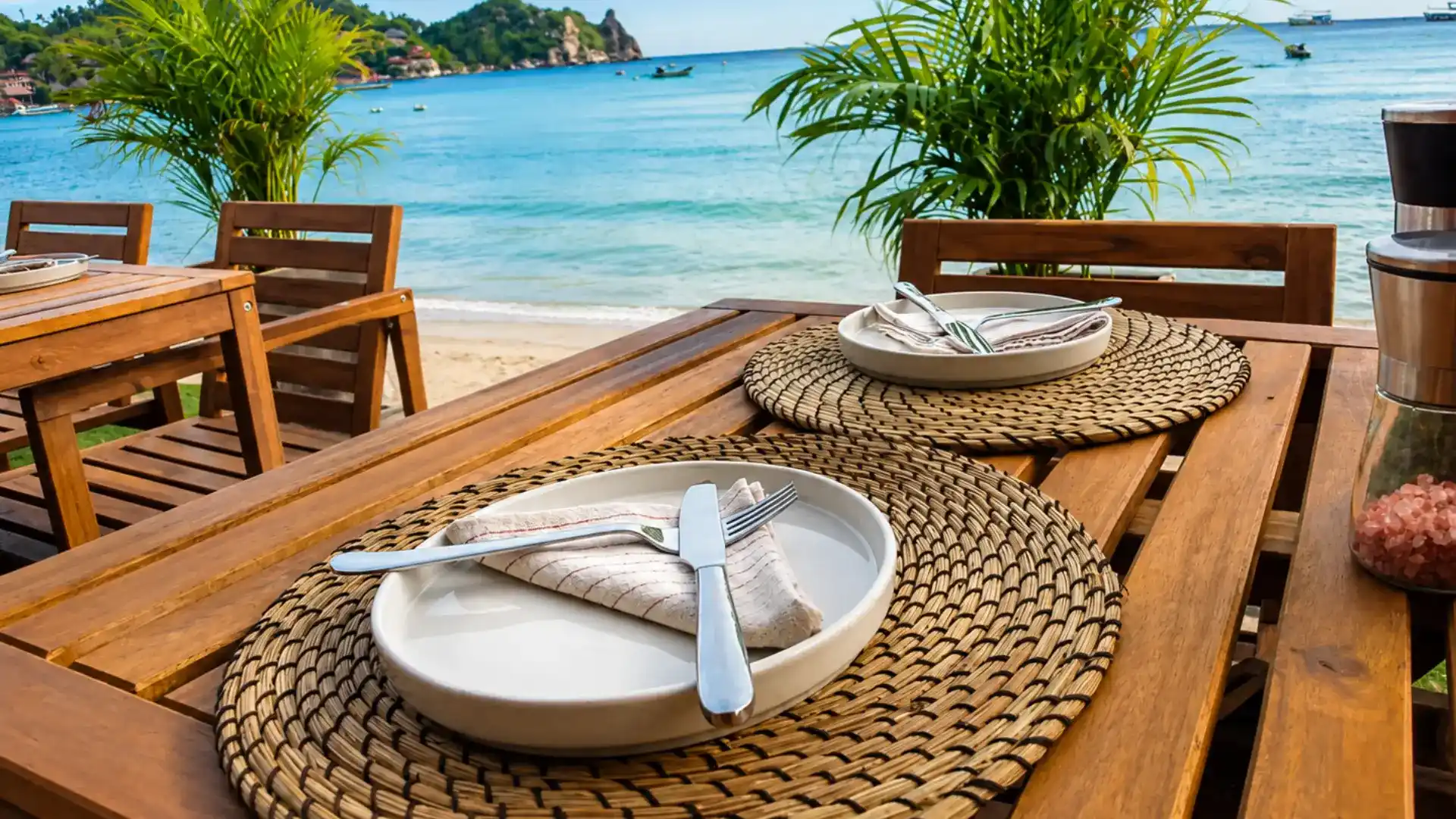 Local cafes and restaurants in Koh Tao
