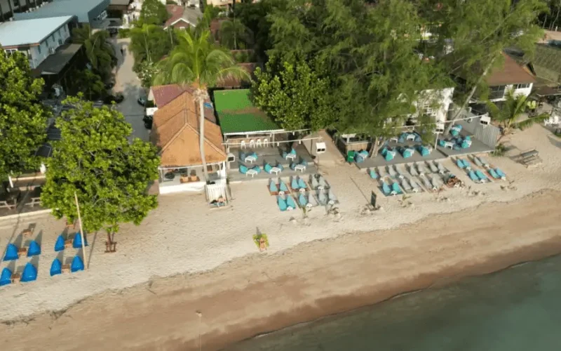 Koh Tao Arial Shot